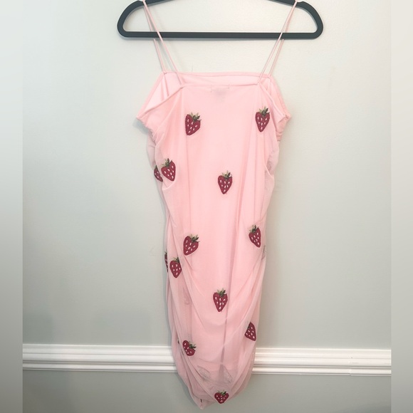 NWT STRAWBERRY DRESS *SIZE LARGE* - Picture 3 of 4
